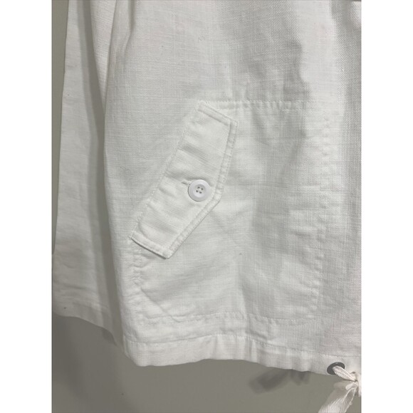 Merona White Women Jacket Hoodies 100% Cotton Size Small - Picture 5 of 8